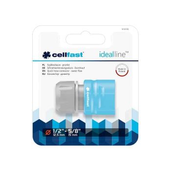 Cút nối nhanh ống nước,vòi tưới chất lượng cao Cellfast IdealLine 27mm