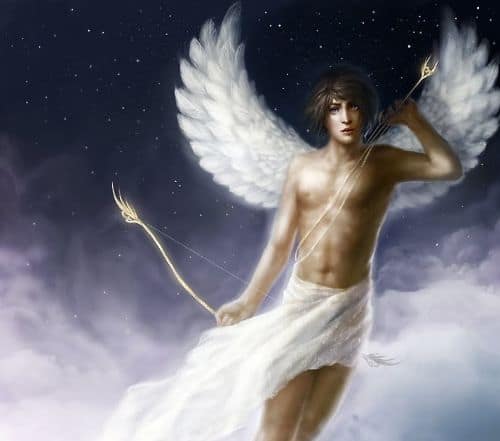 Thần tình yêu Eros phải lòng nàng Elisa