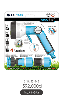 Vòi tưới tay gạt 4 chế độ Ergo 27mm 1.1